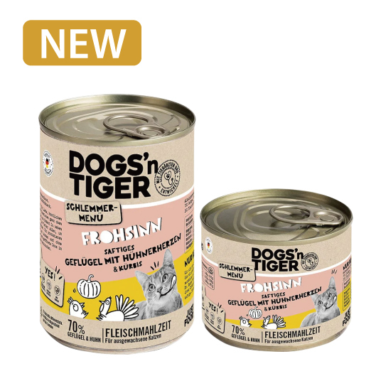 DOGS'N TIGER Adult wet food poultry & pumpkin