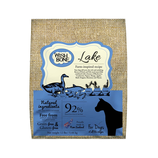 WISH BONE。Grain Free Lake For Dogs