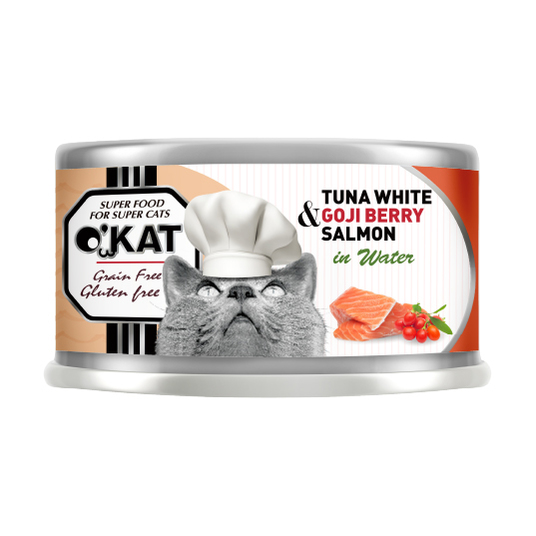 O’KAT。Tuna White+Goji Berry+Salmon In Water