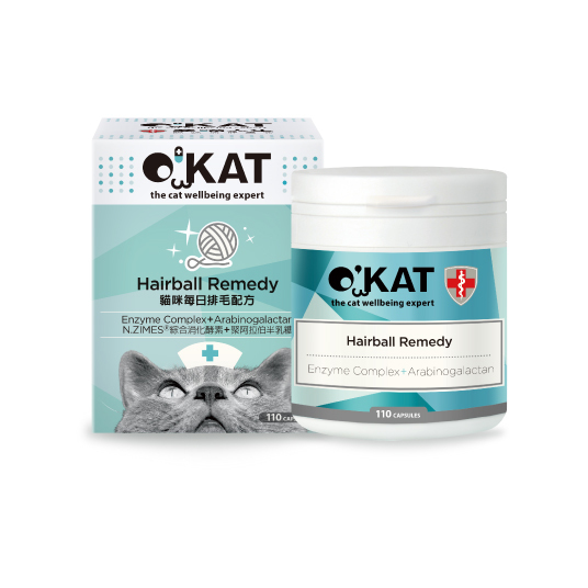 O'KAT。Hairball Remedy for Cats