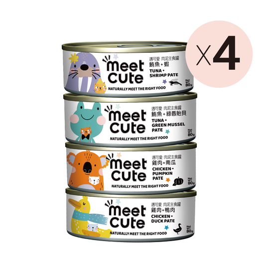 Meet Cute。 Pate Cat Wet Food Tasty Set