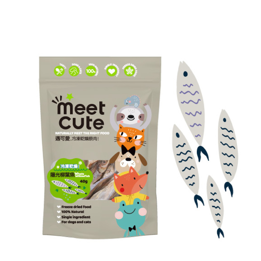 MEET CUTE。Freeze Dried Whole Willowfish