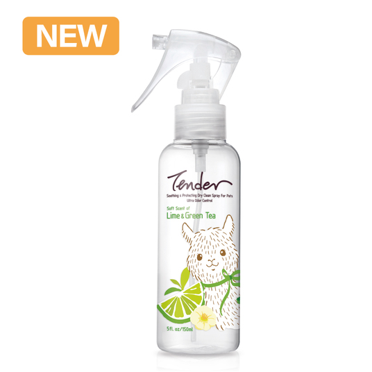 Soothing & Protecting Dry Clean Spray For Pets -  Lime & Green Tea